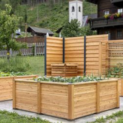 Hochbeete aus Lärchenholz