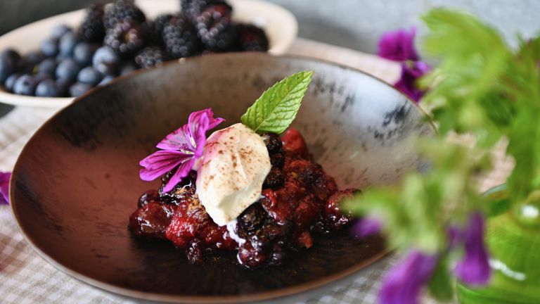 Sommerbeerenpudding