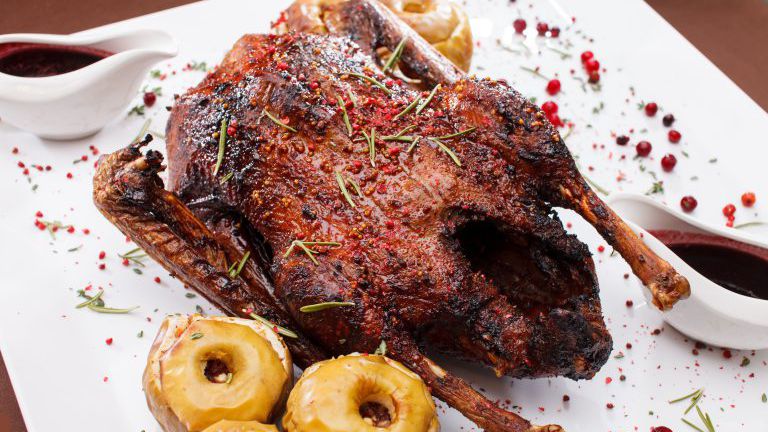 Gänsebraten