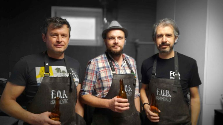 Wir trinken wahnsinnig gerne Bier
