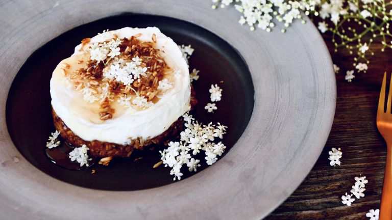 Holunderblüten-Granola-Küchlein