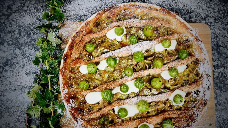 Stachelbeertarte