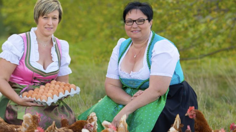 Aus Eiern vom eigenen Hühnerhof