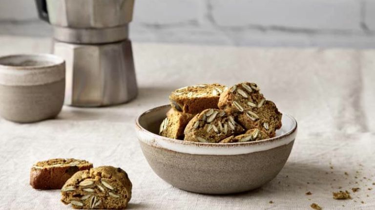 Kürbiskern-Cantuccini