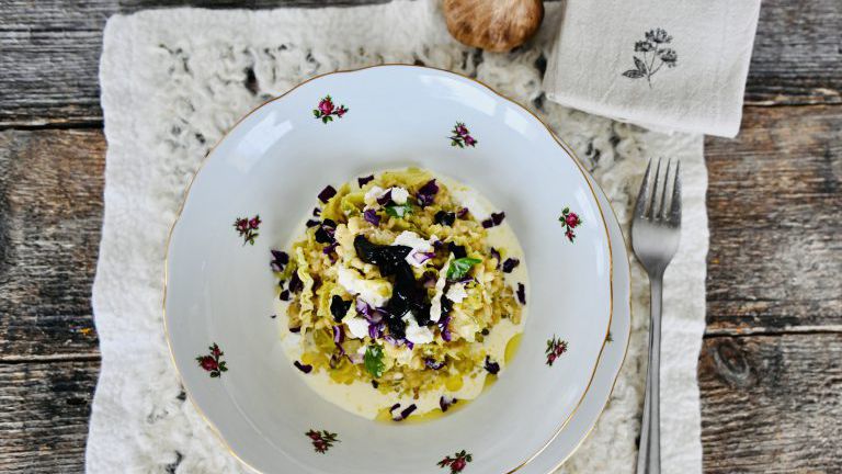 Fastenspeise aus Gerste und Kohl