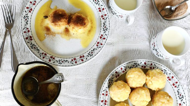 Apfelknödel, Hausmannskost