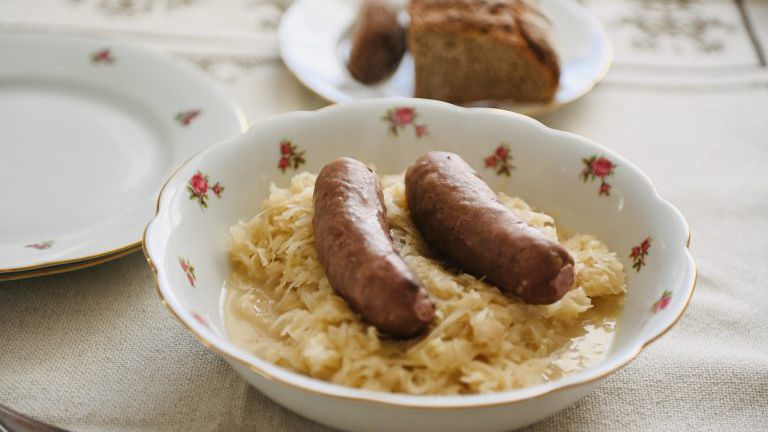 Sauerkraut mit Wurst reicht an Glutamat