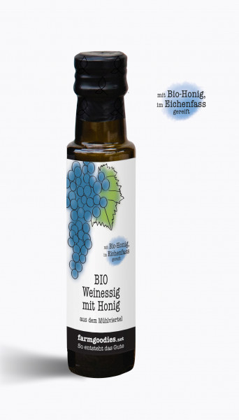 Bio-Weinessig mit Blütenhonig - farmgoodies.net - Bauernladen