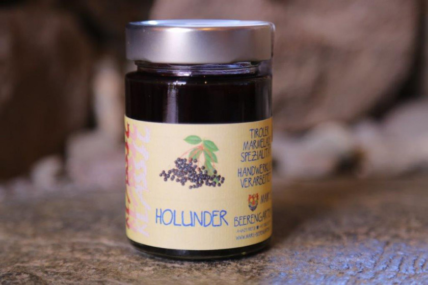 Tiroler Holunder Marmelade - Mair&amp;#39;s Beerengarten - Bauernladen