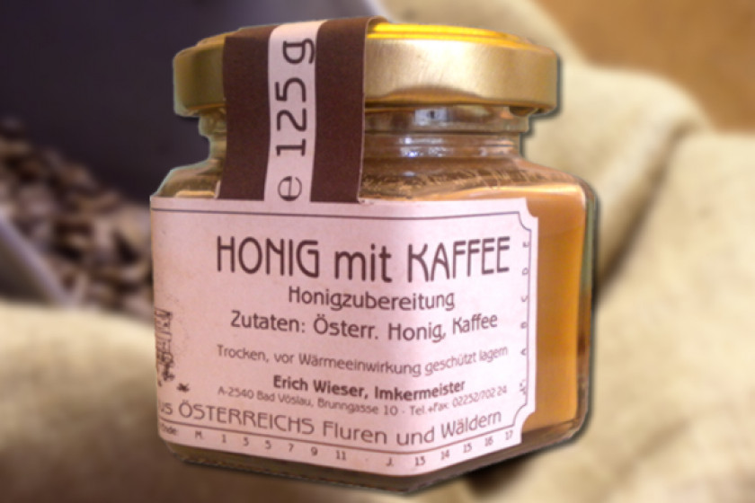 Honig mit Kaffee - Imkerei Wieser - Bauernladen