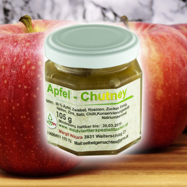 Apfel-Chutney - Waldviertler Spezialitäten Witura - Bauernladen