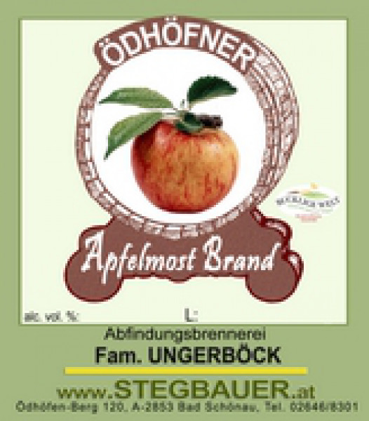 Apfelmost Brand - Stegbauer - Bauernladen