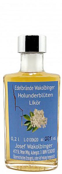 Holunder Likör - Edelbrände Wakolbinger - Bauernladen