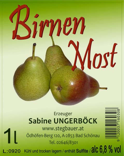 Birnen Most - Stegbauer - Bauernladen