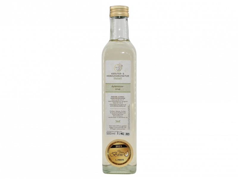 ApfelminzeSirup Kräuter & Honigmanufaktur Moser Bauernladen