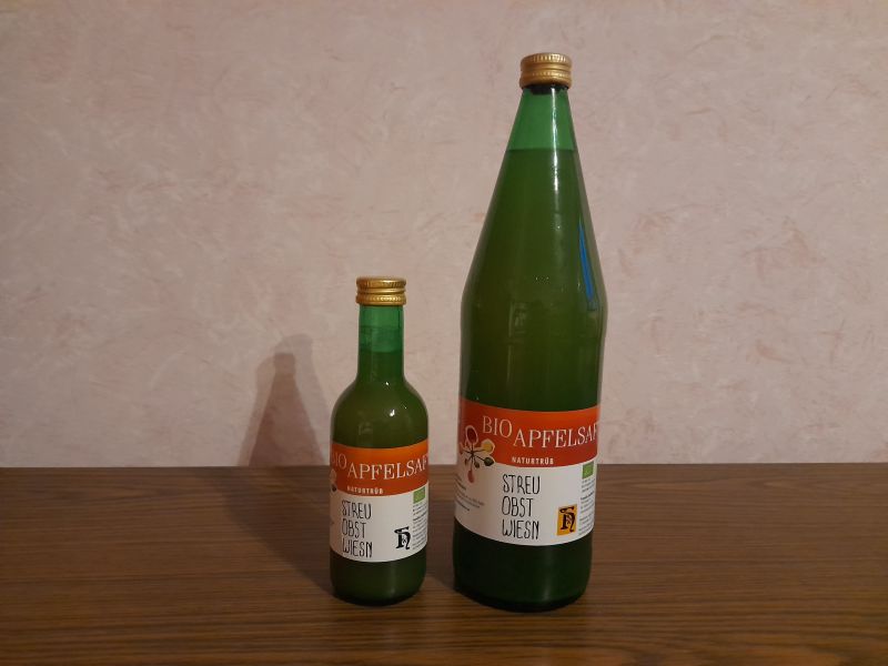 Bio Apfelsaft naturtrüb - Biobetrieb Familie Hoffmann - Bauernladen