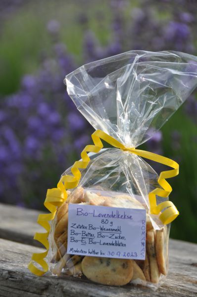 Bio Lavendelkekse - Romanas Bio Kräuter - Bauernladen