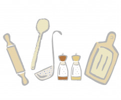 Brottopf - Rillen / Rillen bunt mit Farbe - Modern