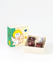 4er Pralinenbox Herzilein