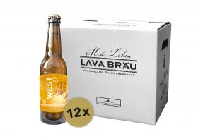 12er Karton Bio Lava Bräu "WEST", 0,33l
