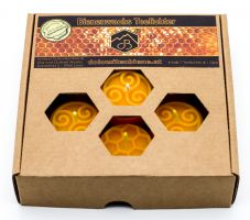 Bienenwachs - Teelichter - Geschenkset
