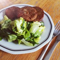 Schwammerl-Erdäpfelburger