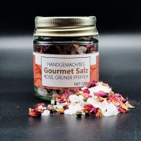 Gourmet Salz; Rose - grüner Pfeffer