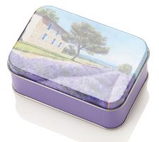 Blechdose Lavendel – für Schafmilchseife
