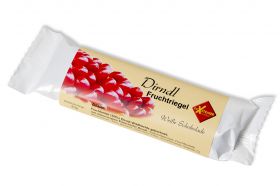 Dirndl-Fruchtriegel (Weiße Schokolade)