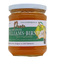 Beschwipste Williams Birnen Marmelade