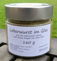 Bio-Lammleberwurst Oma-Art, im Glas