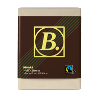 B. Schokolade Weiße Zitrone - Bio