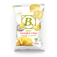 B. Kartoffel-Chips Cream & Onion - Bio