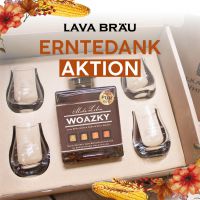 Erntedank-Aktion WOAZKY PUR-Box 2015 mit 4 Gläsern