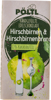 Schokolade Hirschbirnen & Hirschbirnenbrand 
