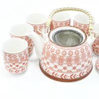 Keramik-Teekannen-Set Bernstein