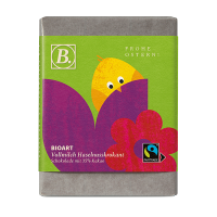 B. Ostern Küken grün Vollmilch Haselnusskrokant - Fairtrade