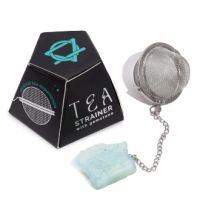 Teeei mit Kristall Aquamarine