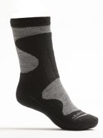 Alpaka Wander Socken - grau / schwarz  45-48