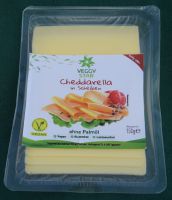 Cheddarella in Scheiben - vegan