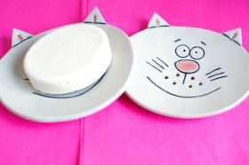Seifenschale Keramik Katze