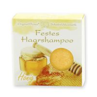 Festes Haarshampoo mit Schafmilch 58g , Honig 