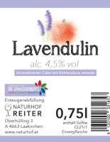 Lavendulin mit Lavendel aromatisierter Cider