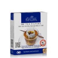 Finum Cup Size, weiß, 100 Teefilter+Stick