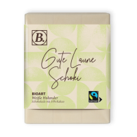 BIOART Gute Laune Schoki Weiße Holunder 70g, Fairtrade