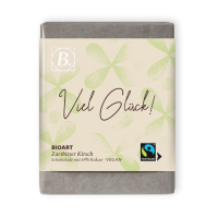 BIOART Schoko Viel Glück Zartbitter Kirsch 70g, Fairtrade