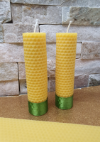 Kerze aus Bienenwachs