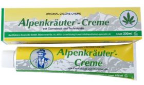 Alpenkräuter Creme  – mit Cannabis öl und Teufelskralle