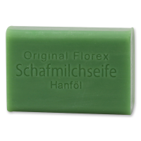 Schafmilchseife eckig 100g, Hanföl