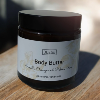 Body Butter - Vanille, Orange und Palma Rosa 